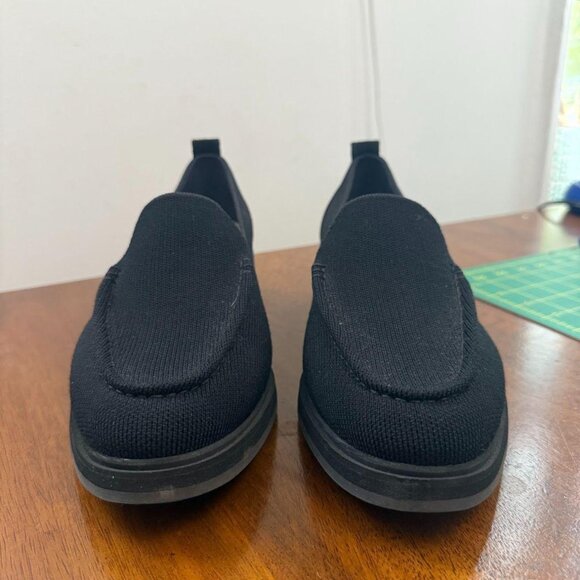 Rothys Black Lug Sole Loafers - Picture 4 of 7